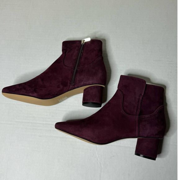 Draper James Burgundy Bethany Bootie NEW Size 10 - Picture 6 of 10